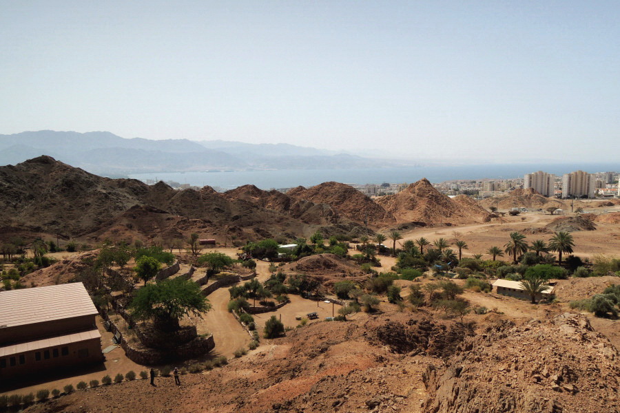 Eilat, Gulf of Aqaba and mountains of Jordan