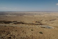 Ramon Crater on Negev desert