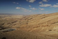Ramon Crater on Negev desert